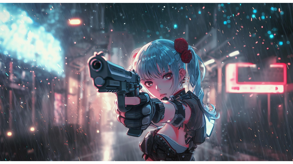 Anime artwork full scene Charles Stitman